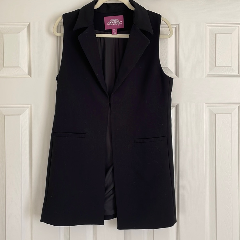 Classic black vest